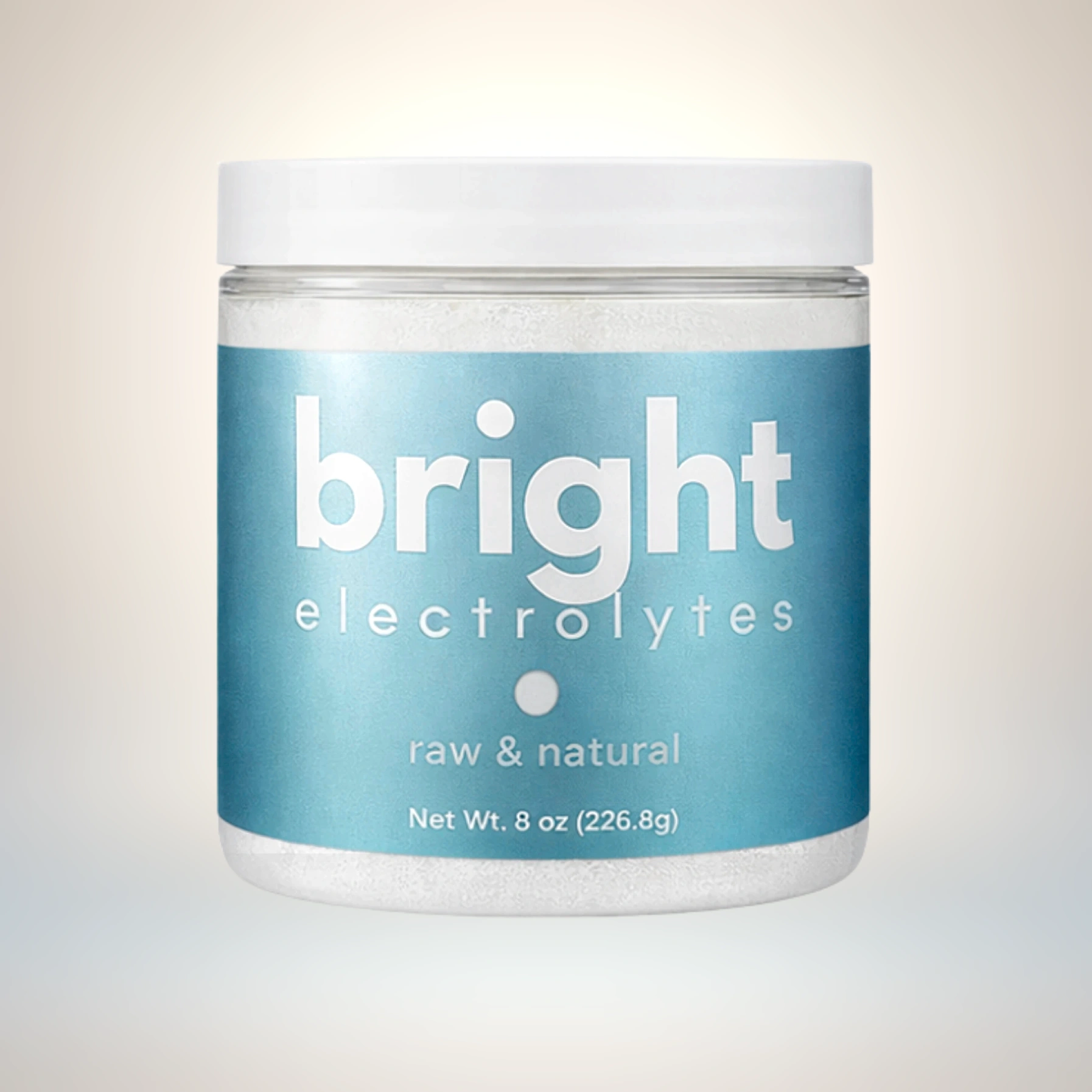 Bright Electrolytes Raw and Natural electrolyte powder jar