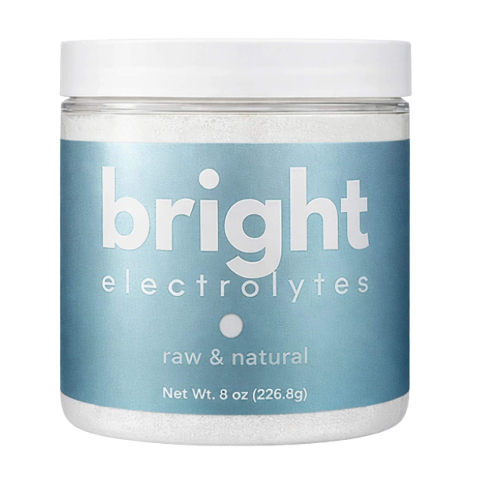 Bright Electrolytes Raw and Natural electrolyte powder jar